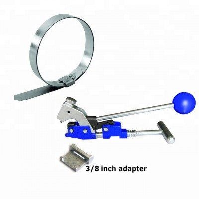 Hand Operated Punch Lock Banding Tools For Preformed Hose Clamp Assemble