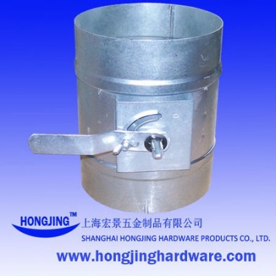 Round volume control damper